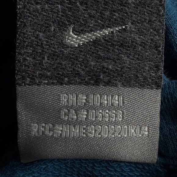 Nike ACG Vintage Drawstring Hoodie Blue Raglan Sleeve Kanga Pocket Size Medium - Picture 7 of 11